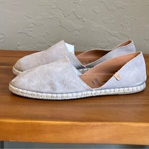 Verbenas suede leather sock slide shoe size 41 brown slip on women's‎